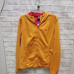 Nike Yellow Ski Snow Jacket Vibrant Athletic Design